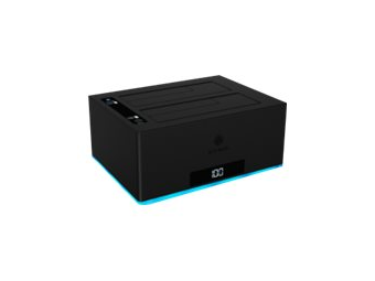 ICY BOX IB-127CL-U3 - Solid-State-Festplattenarray - 2 Schächte (SATA-600)