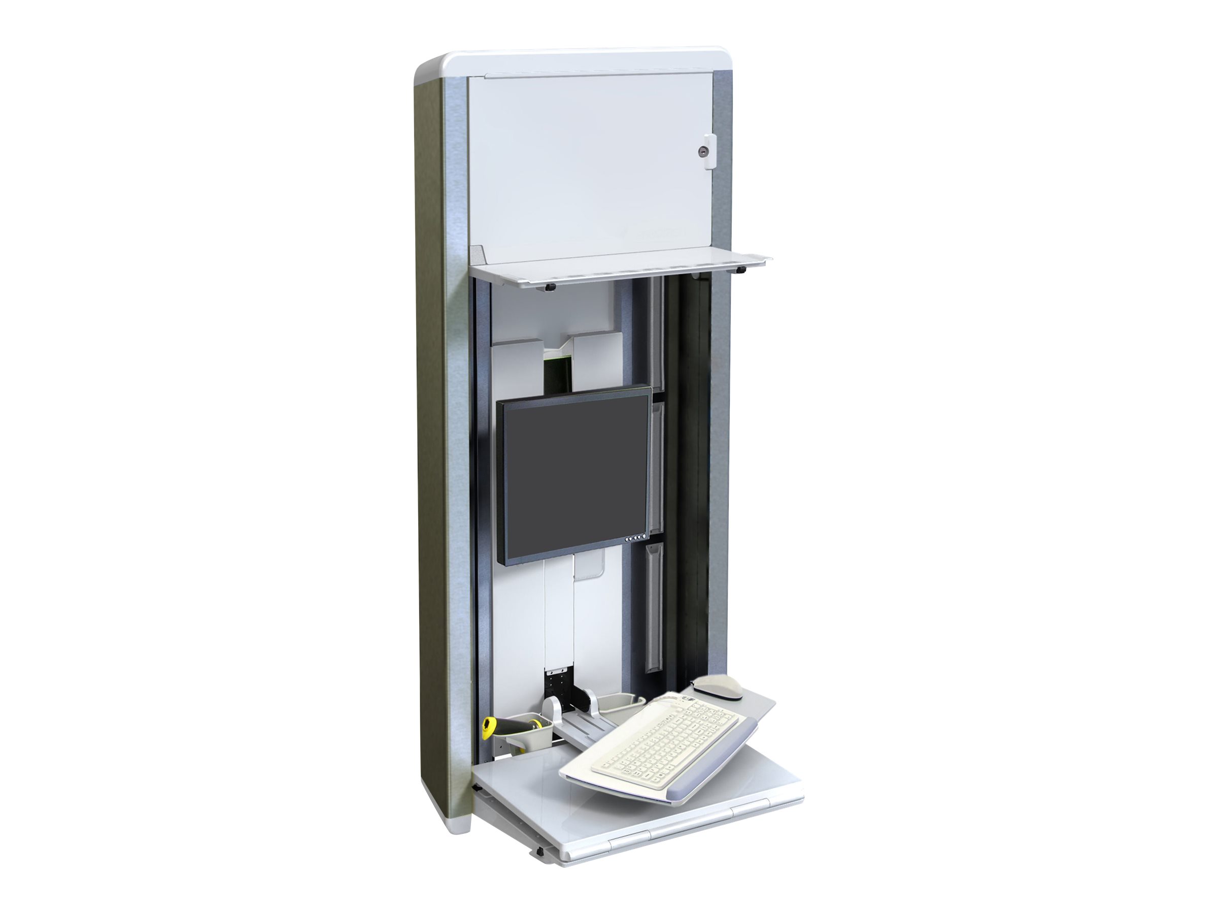 Ergotron StyleView VL - PC-Gehäusesystem - geeignet für Wandmontage - 55.9 cm (22")