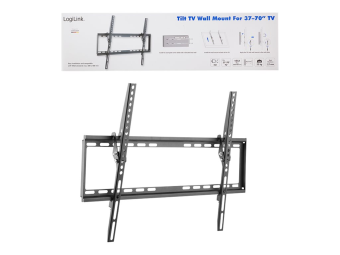 LogiLink Klammer - für Fernseher und Monitor - kaltgewalzter Stahl - Bildschirmgröße 94-177.8 cm (37"-70")