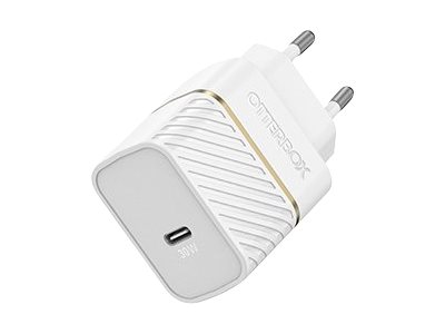 OtterBox Wall Charger - Netzteil - 30 Watt - 3 A - PD 3.0, USB BC 1.2 (24 pin USB-C)