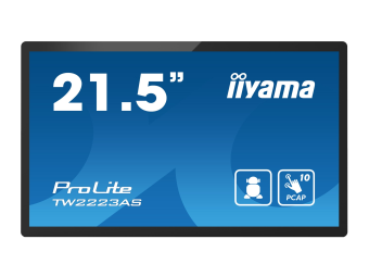 Iiyama ProLite TW2223AS-B3P - Android-PC - Touchscreen-PC - 1 RK3399  1.8 GHz - RAM 2 GB - SSD - eMMC 16 GB - Cortex-A72 + A53 - Bluetooth 5.2, 1GbE - WLAN 802.11abgnac, Bluetooth 5.2 - Android 12 - Monitor LED 54.6 cm (21.5")