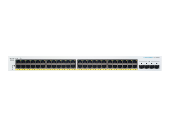 Cisco Business 220 Series CBS220-48P-4G - Switch - Smart - 48 x 101001000 (PoE+)