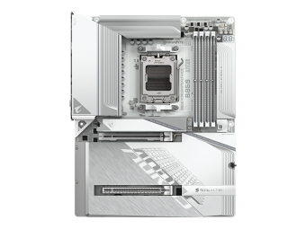 Gigabyte AORUS B850 STEALTH ICE - Motherboard - ATX - LGA1851-Sockel - AMD B850 Chipsatz - USB 3.2 Gen 1, USB-C 3.2 Gen2, USB-C 3.2 Gen 2x2, USB 3.2 Gen 2 - Bluetooth, Wi-Fi 7, 5 Gigabit Ethernet - Onboard-Grafik (CPU erforderlich)
