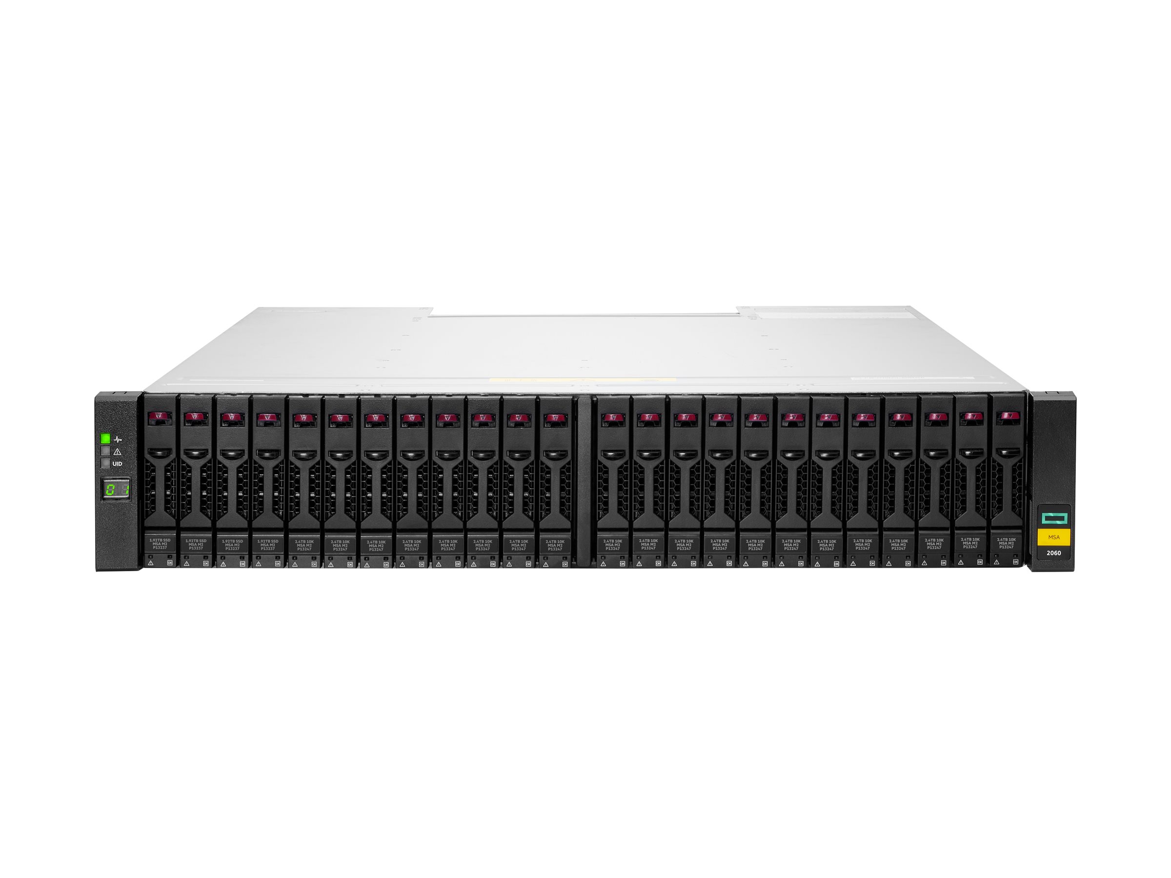HPE Modular Smart Array 2060 1025GbE iSCSI SFF Storage - Festplatten-Array - 28.8 TB - 24 Schächte (SAS-3)