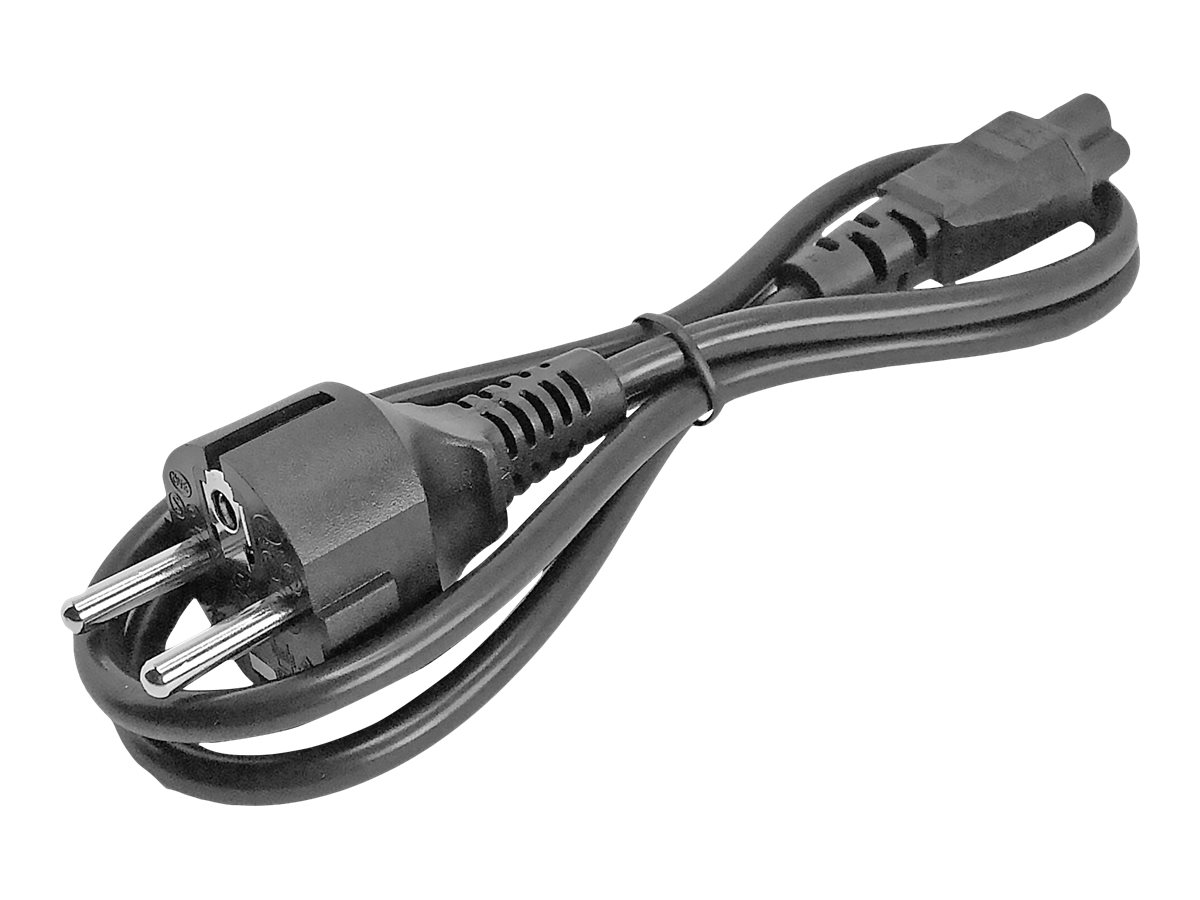 StarTech.com 1 m Laptop Ladekabel, EU Schuko auf C5, 2,5A 250V, 18AWG, Notebook  Laptop Ersatzstromkabel, Laptop Netzteil Stromkabel, KleeblattMickey Mouse Netzkabel (PXTNB3SEU1M)