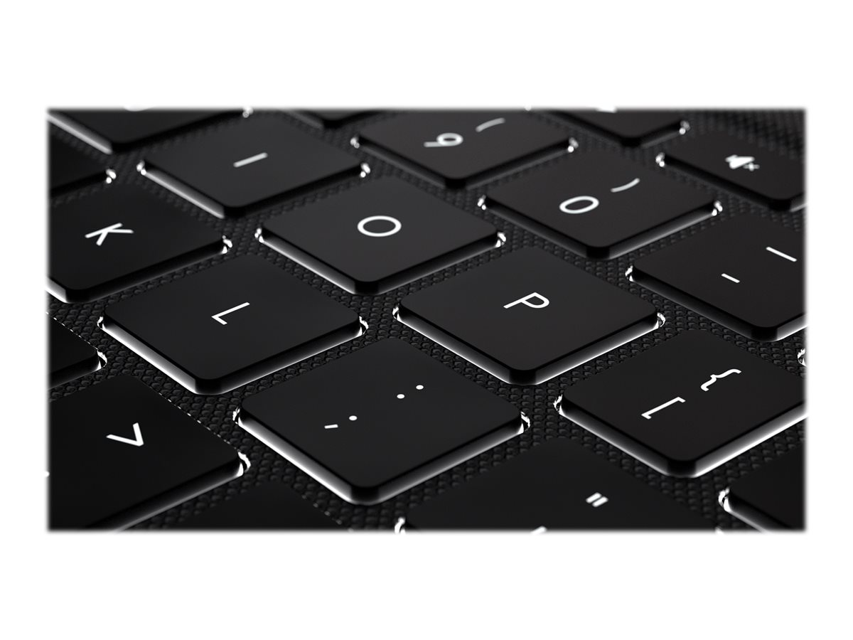 Logitech Folio Touch - Tastatur und Foliohülle - mit Trackpad - hinterleuchtet - Apple Smart connector - QWERTZ - Deutsch - Oxford Gray - für Apple 10.9-inch iPad Air (4. Generation, 5. Generation)