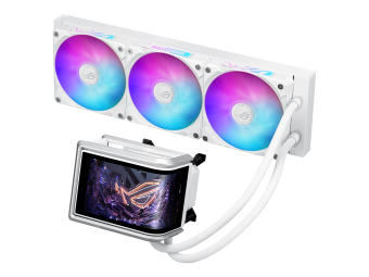 ASUS ROG RYOU IV 360 ARGB - White Edition - Prozessor-Flüssigkeitskühlsystem - (für AM4, AM5, LGA1700, LGA1851, LGA1200, LGA115x Socket)
