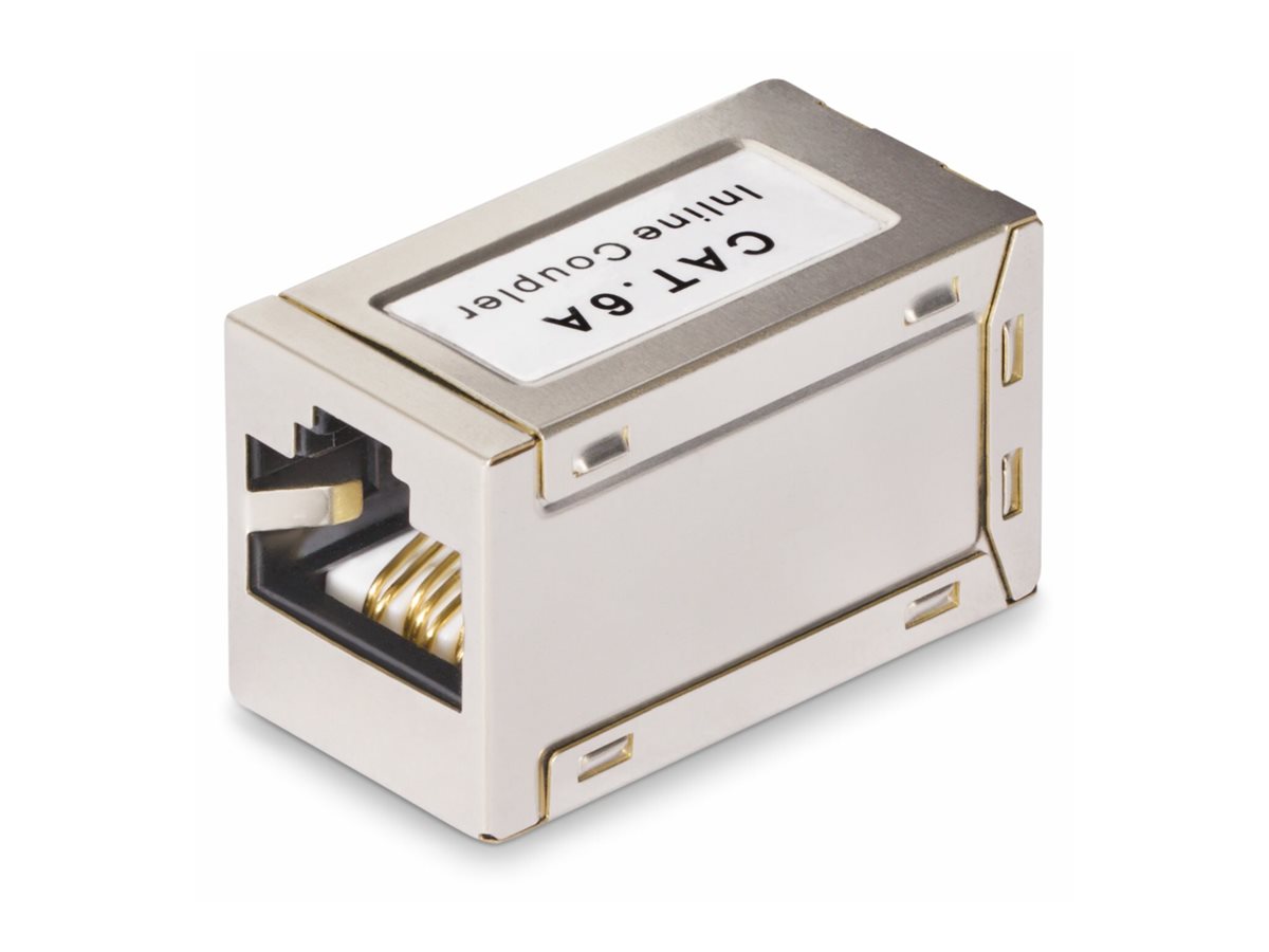 StarTech.com Shielded RJ45 Coupler, Inline Cat6a Coupler, FF - Netzwerkkoppler - RJ-45 (W)