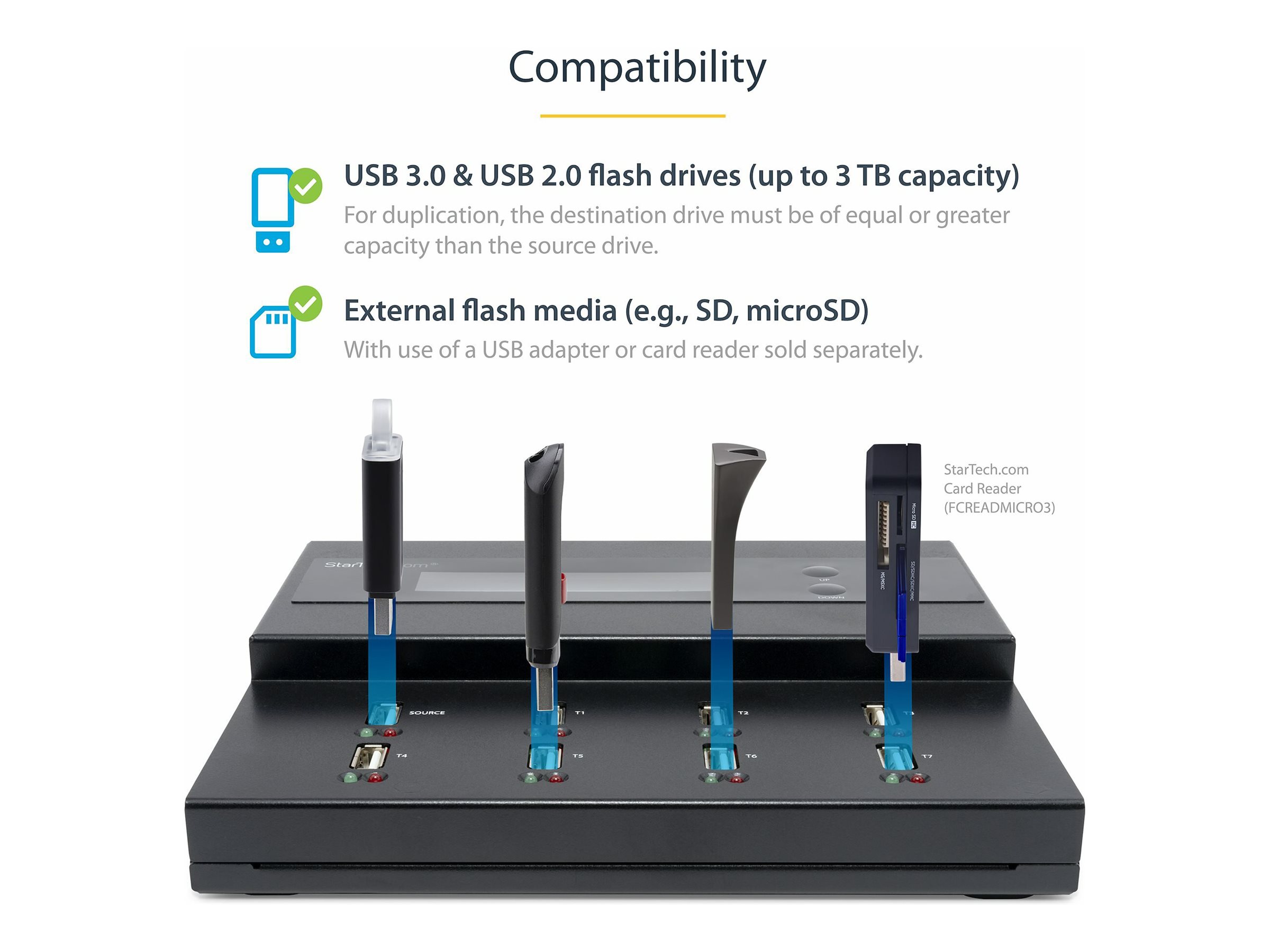 StarTech.com 17 Standalone USB Duplizierer und