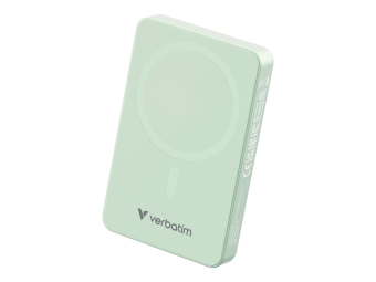 Verbatim Charge n Go Essentials - Induktive Power Bank - magnetisch - 10000 mAh - 20 Watt - 3 A - PD 3.0 QC 3.0 Apple 2.4A USB BC 1.2 Apple Fast Charge (24 pin USB-C)