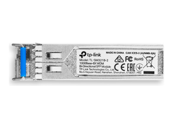 TP-LINK TL-SM321B-2 V1 - SFP (Mini-GBIC)-Transceiver-Modul - 1GbE - 1000Base-BX - LCUPC Einzelmodus - bis zu 2 km - 1310 (TX)
