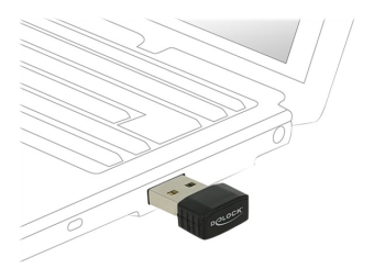 Delock USB 2.0 Dual Band WLAN acabgn Nano Stick