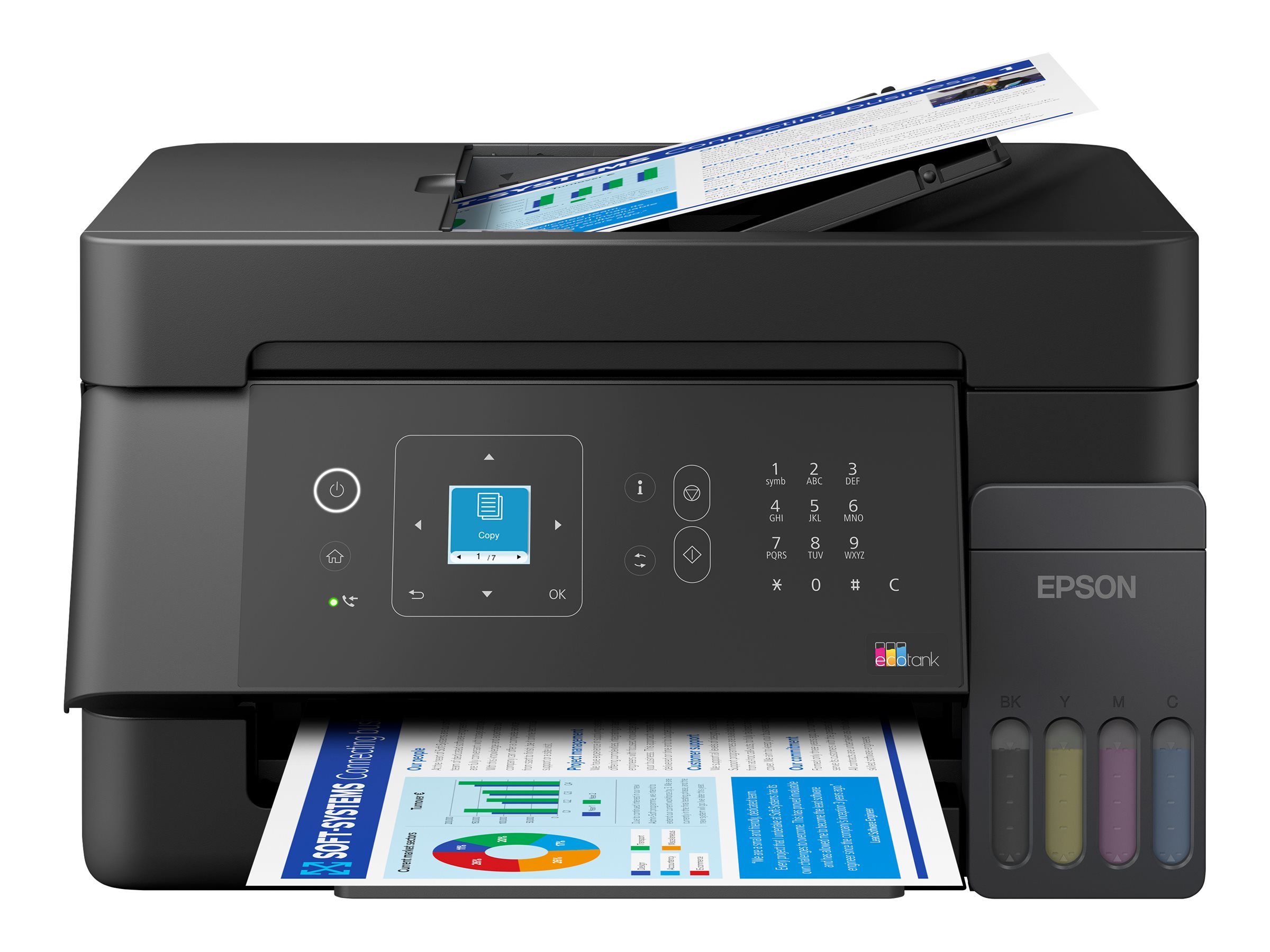 Epson EcoTank ET-4900 - Multifunktionsdrucker - Farbe - Tintenstrahl - ITS - A4 (210 x 297 mm)
