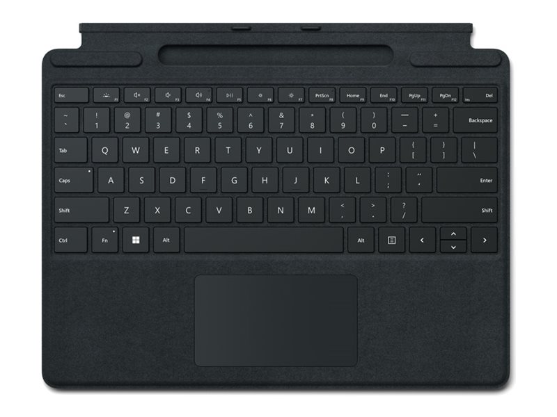 Microsoft Surface Pro Keyboard - Tastatur - mit Beschleunigungsmesser, Touchpad, Surface Slim Pen 2 Ablage- und Ladeschale