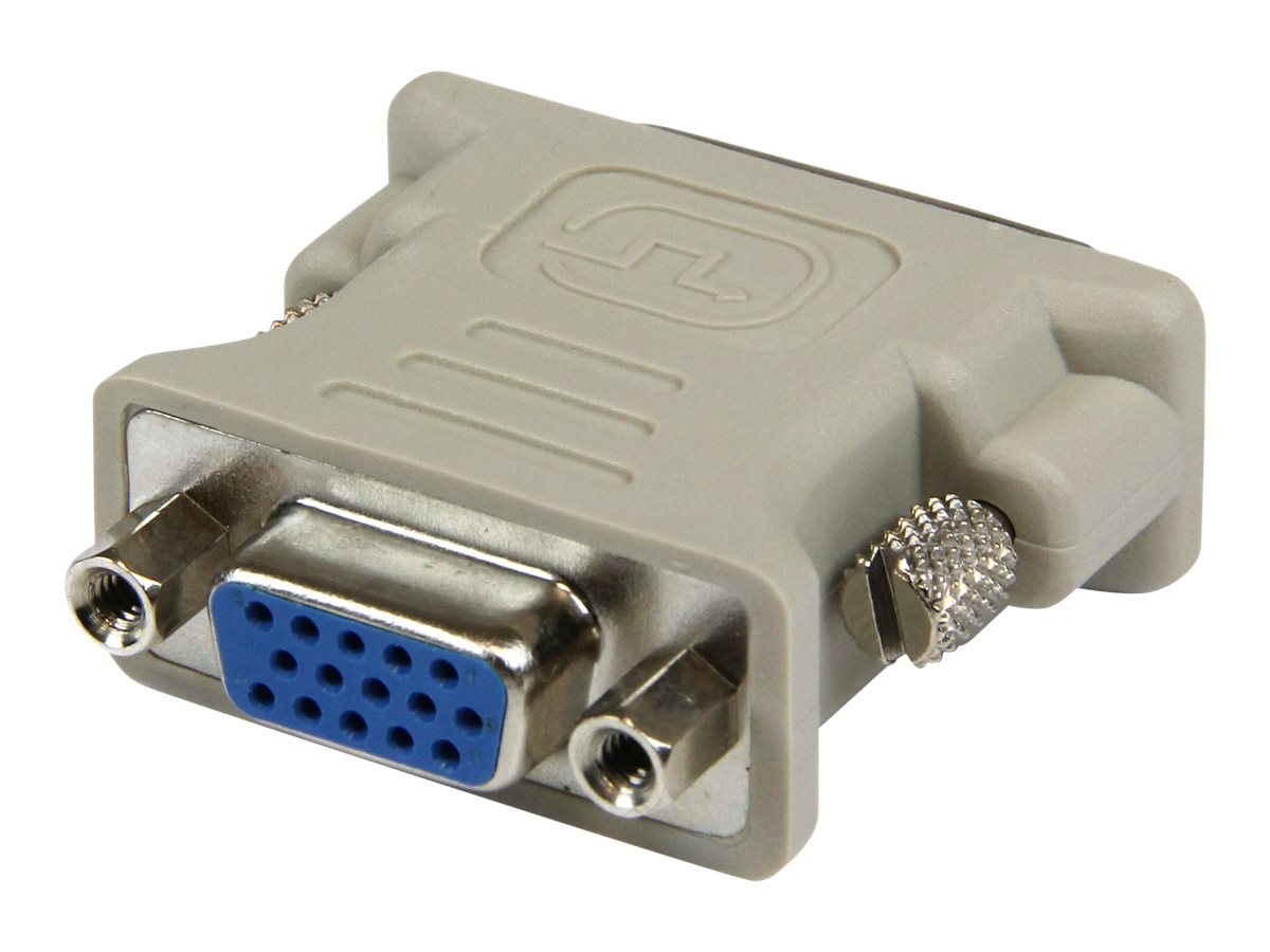 StarTech.com VGA auf DVI Monitor Adapter - StBu - Grau - VGA HD15 zu DVI-I Kupplung - VGA-Adapter - DVI-I (M)