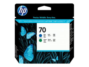 HP 70 - Blau, grün - Druckkopf - für DesignJet