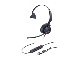 Yealink UH46 Mono - Headset - On-Ear - kabelgebunden