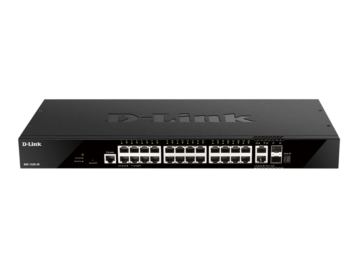 D-Link DGS 1520-28 - Switch - L3 - Smart - 24