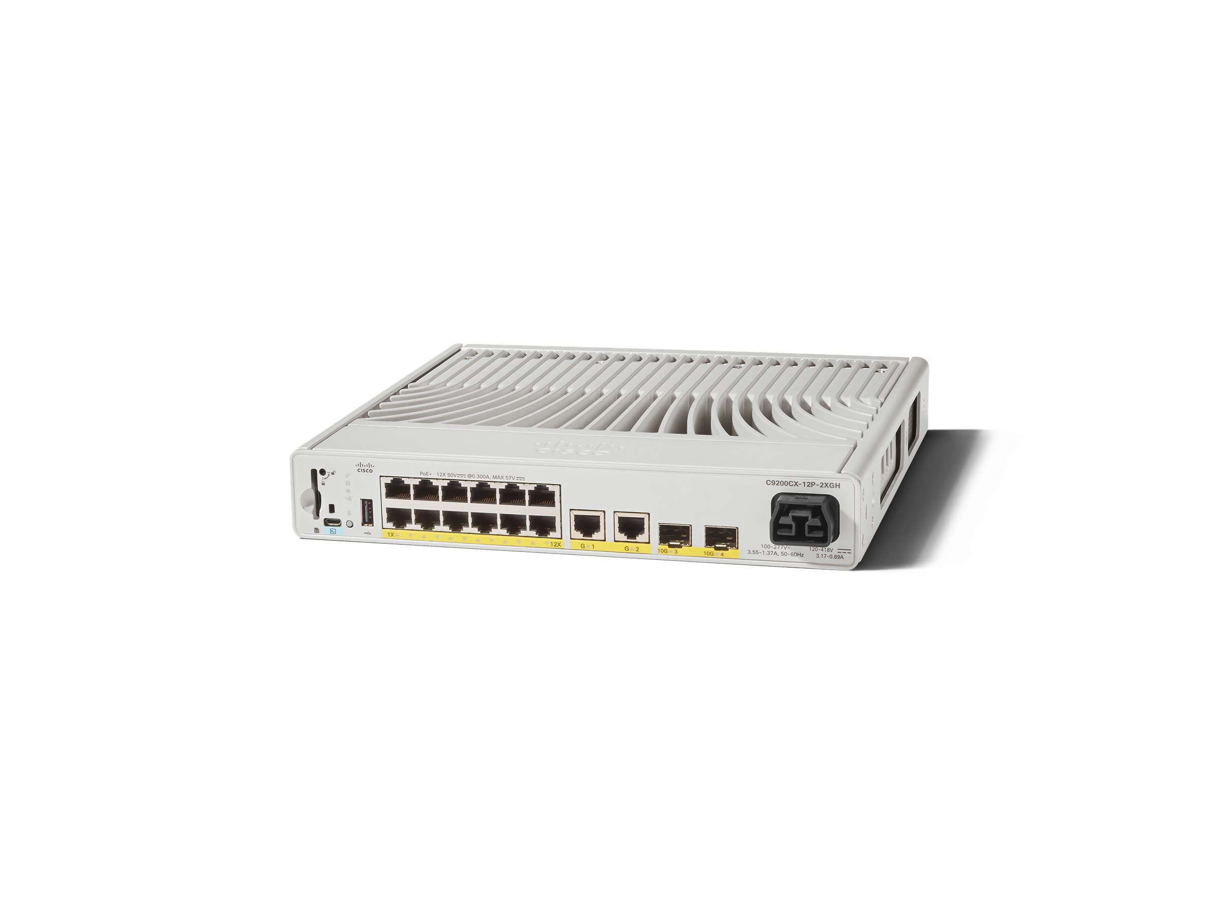 Cisco Catalyst 9200CX - Network Essentials - Switch - kompakt - L3 - managed - 12 x 101001000 (PoE+)