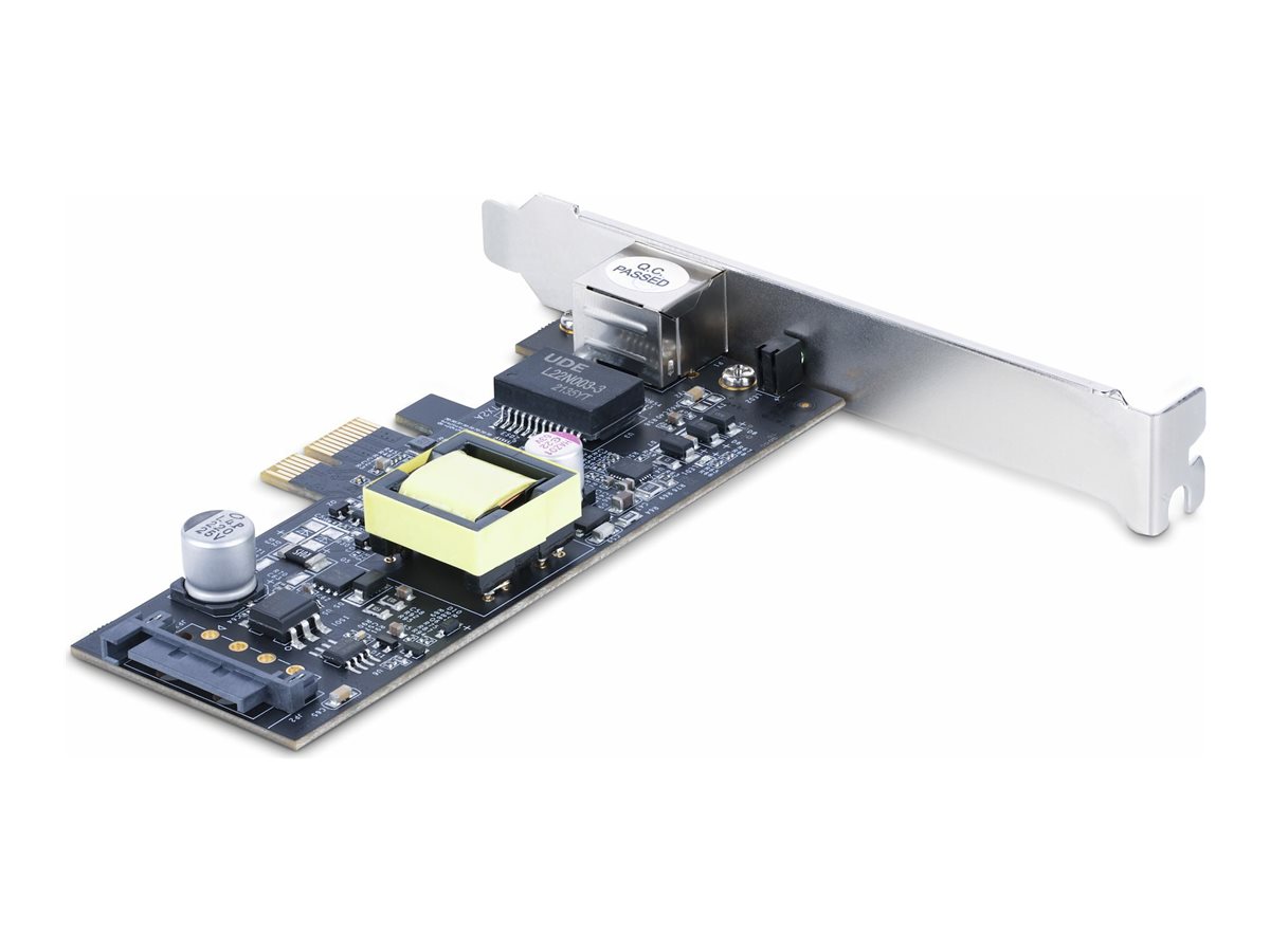 StarTech.com Startech 1-Port 2.5Gbps PoE Netzwerkkarte, Intel I225-V, 802.3ataf - Netzwerkadapter - PCIe 2.0 Low-Profile - 2.5GBase-T (PoE+)
