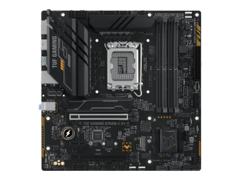 ASUS TUF GAMING B760M-E D4 - Motherboard - micro ATX - LGA1700-Sockel - B760 Chipsatz - USB-C Gen2 USB 3.2 Gen 1 USB 3.2 Gen 2 - 2.5 Gigabit LAN - Onboard-Grafik (CPU erforderlich)