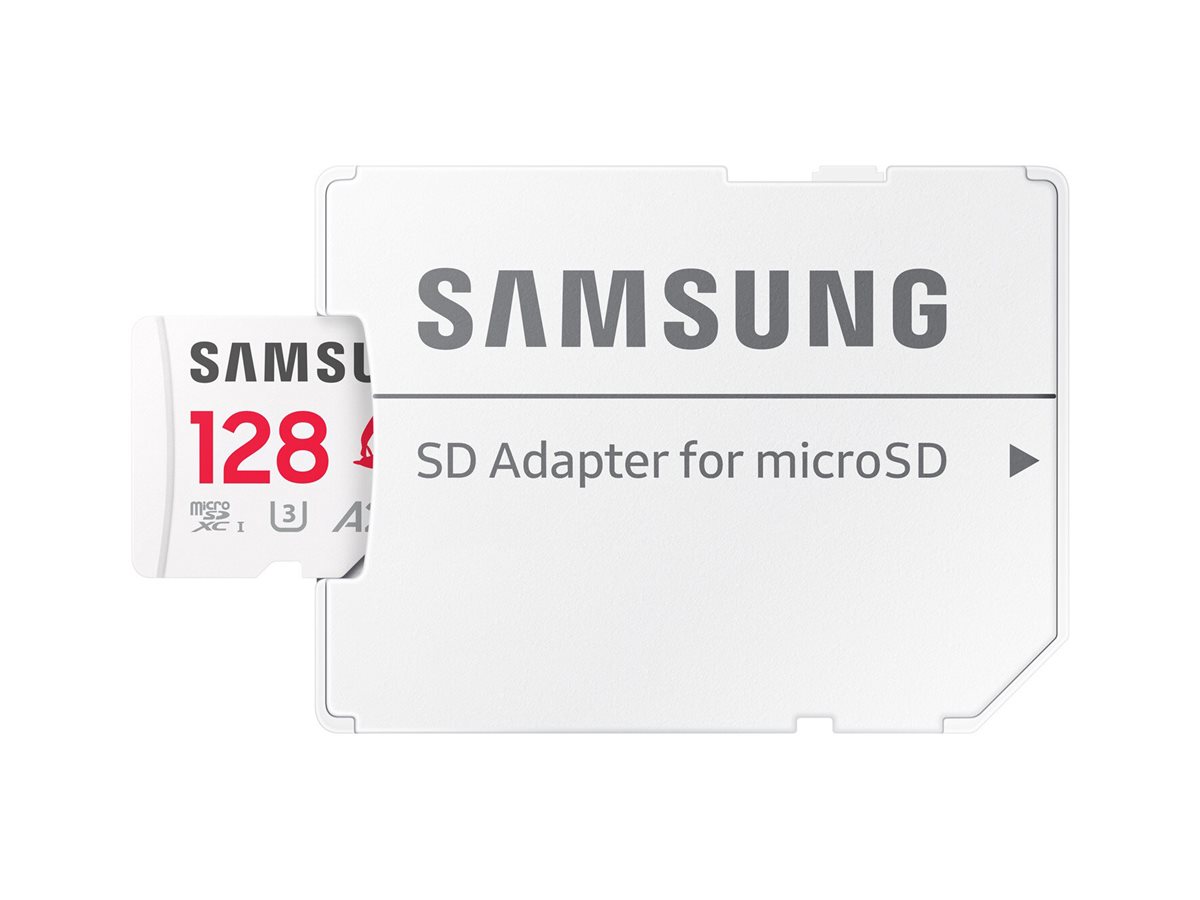 Samsung PRO Plus MB-MD128SA - Sonic the Hedgehog Flash-Speicherkarte (microSDXC-an-SD-Adapter inbegriffen)