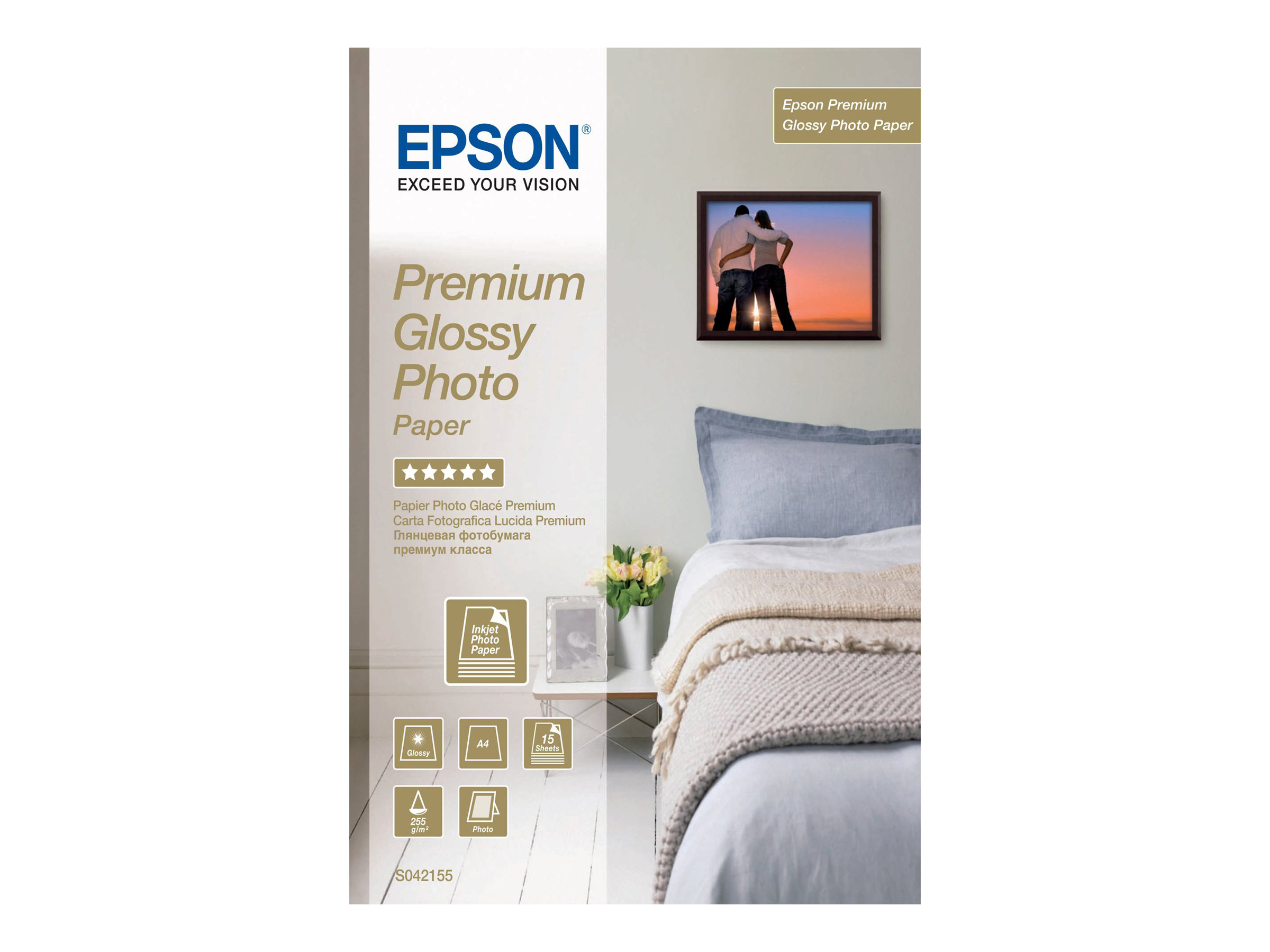 Epson Premium Glossy Photo Paper - Glänzend - A4 (210 x 297 mm)