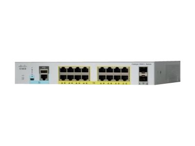 Cisco Catalyst 2960L-16PS-LL - Switch - managed - 16 x 101001000 + 2 x Gigabit SFP (Uplink)