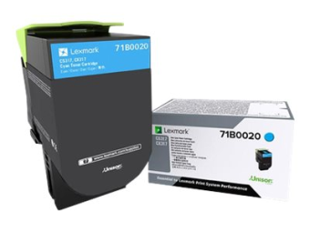 Lexmark X317 - Cyan - Original - Tonerpatrone LCCP