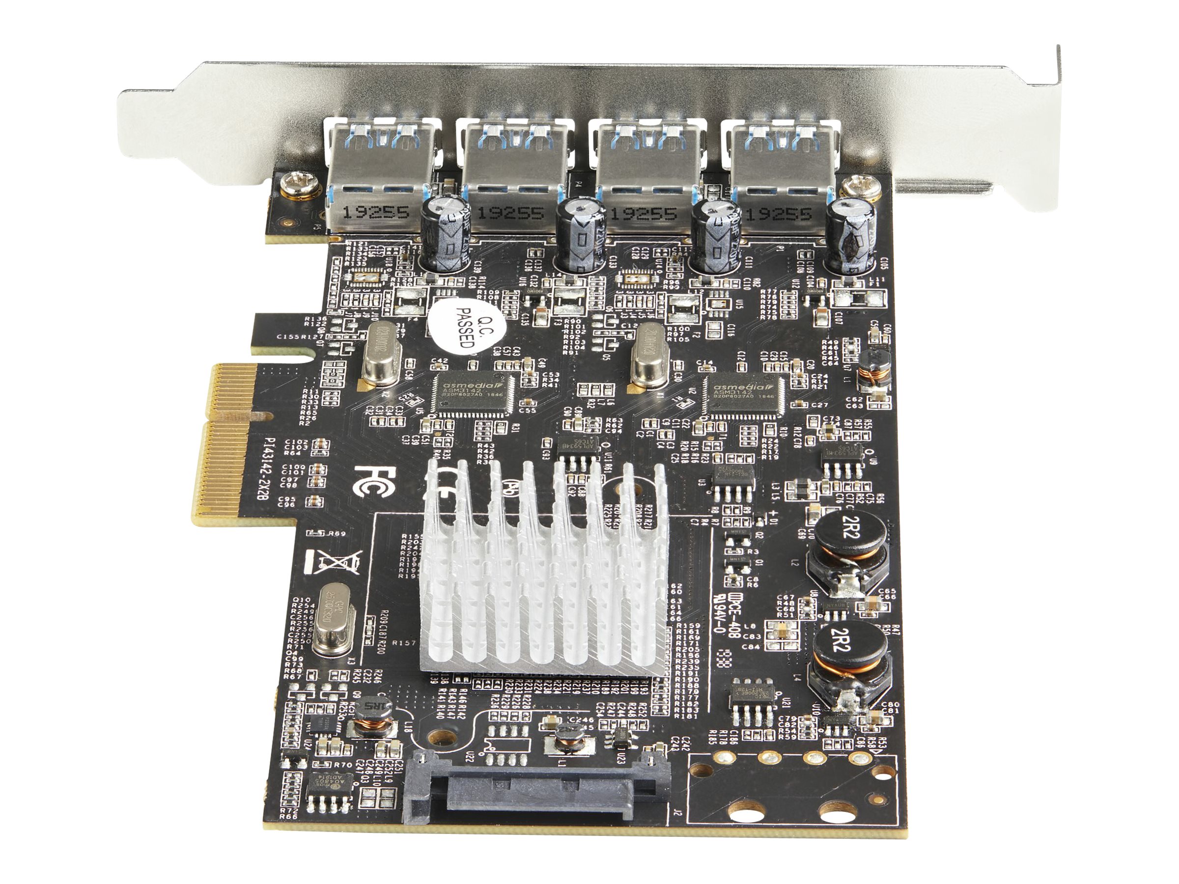 StarTech.com 4-Port USB PCIe Adapter - 10 Gbits USB 3.13.2 Gen 2 Typ-A PCI Express Erweiterungskarte mit 2 Controllern - 4x USB-A - USB-PCIe-Schnittstellenkarte - WindowsMacLinux (PEXUSB314A2V2)