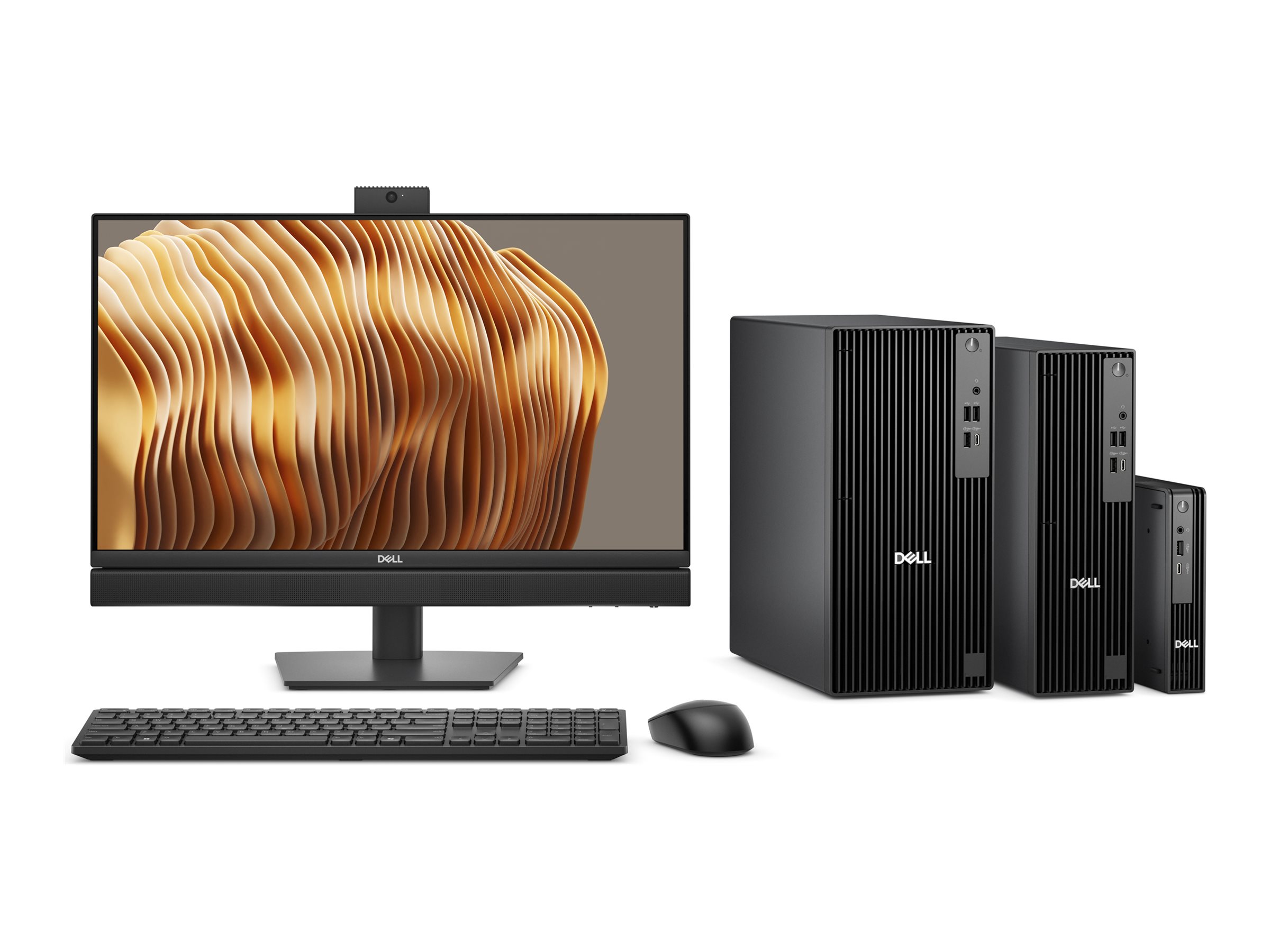 Dell Pro Tower QCT1250 - Tower - Core i5 i5-14500  2.6 GHz - RAM 16 GB - SSD 512 GB - NVMe - UHD Graphics 770 - 1GbE - Win 11 Pro - Monitor keiner - Schwarz - BTS - mit 1 Jahr Basis Vor-Ort (AT, DE - 2 Jahre)