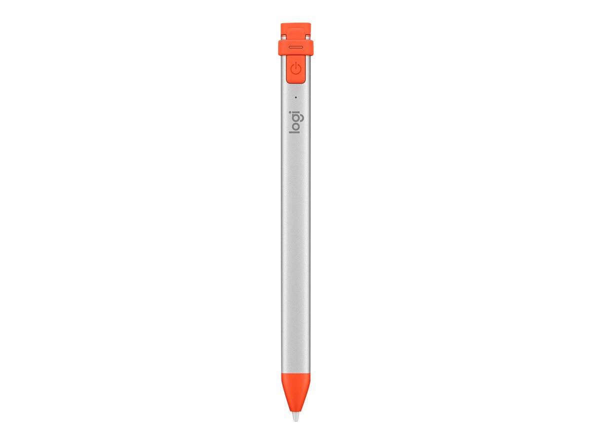 Logitech Crayon - Digitaler Stift - kabellos - Intense Sorbet - für Apple 10.2-inch iPad 10.5-inch iPad Air (3rd generation)