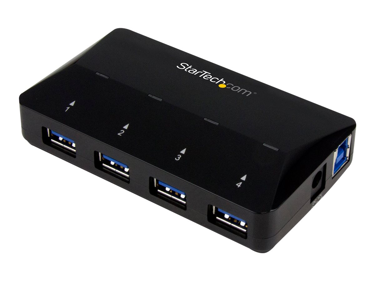 StarTech.com 4 Port USB 3.0 Hub plus dedizierter Ladeanschluss