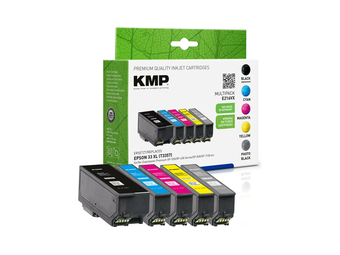 KMP 1633,4055 - Hohe (XL-) Ausbeute - Tinte auf Farbstoffbasis - 25 ml - 36 ml - 530 Seiten - Multipack