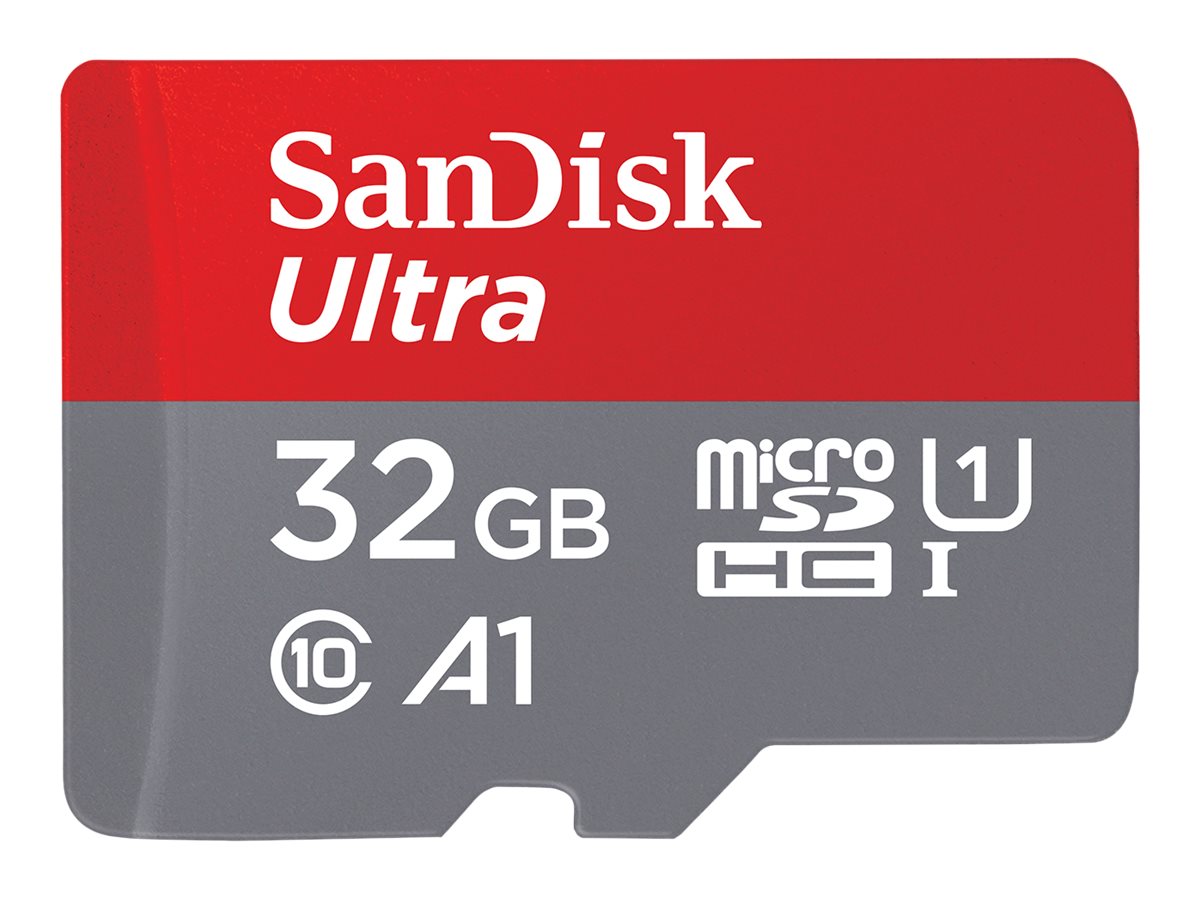 SanDisk Ultra - Flash-Speicherkarte (microSDHCSD-Adapter inbegriffen)