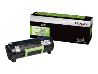 Lexmark 502 - Schwarz - original - Tonerpatrone LCCP LRP