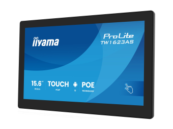Iiyama ProLite TW1623AS-B3P - Android-PC - Touchscreen-PC - 1 RK3568  2 GHz - RAM 4 GB - SSD - eMMC 32 GB - Mali-G52 - Bluetooth 5.2, 1GbE - WLAN 802.11abgnac, Bluetooth 5.2 - Android 13 - Monitor LED 39.5 cm (15.6")