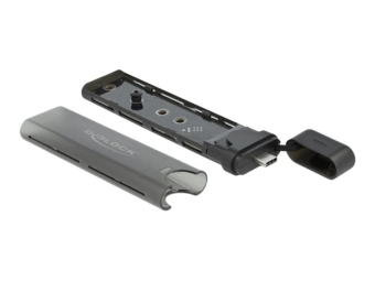 Delock Speichergehäuse - M.2 - M.2 NVMe Card  SATA 10Gbs - USB 3.2 (Gen 2)