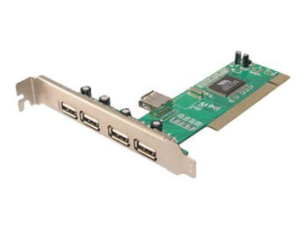 LogiLink PCI Card USB 2.0 4+1 Port - USB-Adapter