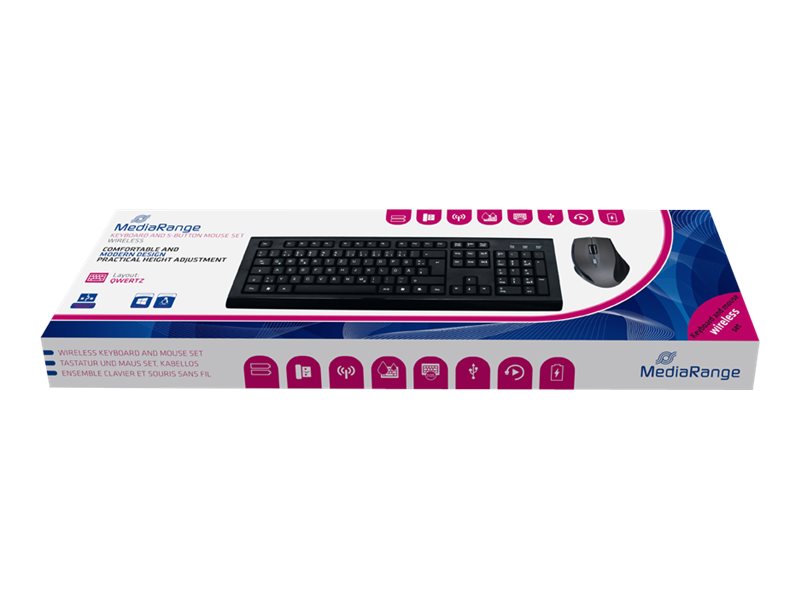 MEDIARANGE MROS104 - Tastatur-und-Maus-Set