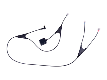 Jabra LINK 14201-37 - Elektronischer Hook-Switch Adapter für drahtloses Headset, Digitaltelefon