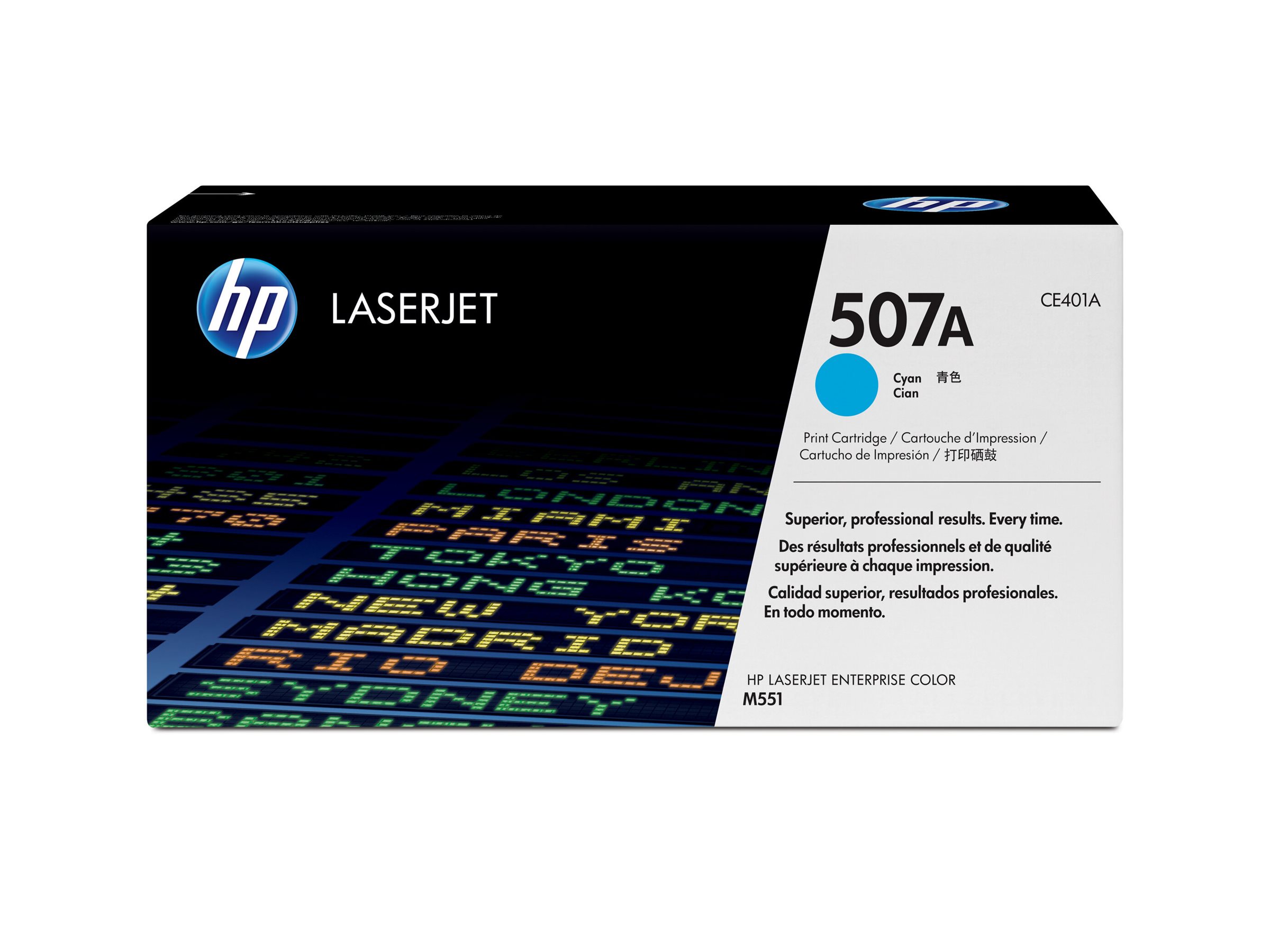 HP 507A - Cyan - original - LaserJet - Tonerpatrone (CE401A)