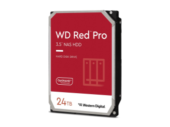 WD Red Pro WD241KFGX - Festplatte - Enterprise - 24 TB - intern - 3.5" (8.9 cm)