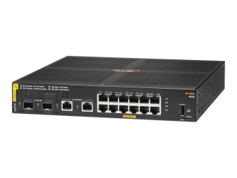 HPE Aruba 6100 12G Class4 PoE 2G2SFP+ 139W Switch - Switch - managed - 12 x 101001000 (PoE+)