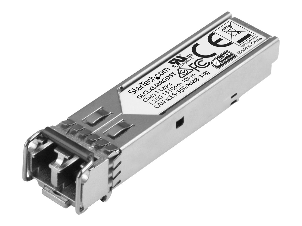 StarTech.com Cisco GLC-LX-SM-RGD kompatibel SFP - Gigabit Fiber 1000Base-LX SFP Transceiver Module - SM LC - 10 km - 1310nm - SFP (Mini-GBIC)-