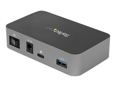 StarTech.com HB31C3A1CS 4-Port-USB-C-Hub (10 Gbits, 3x USB-A und 1x USB-C, 1m Hostkabel, powered, mit Netzteil)