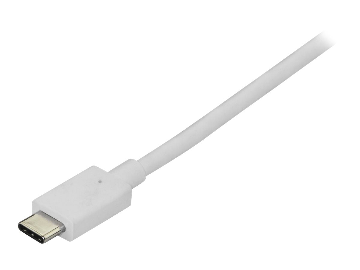 StarTech.com StarTech 6ft1.8m USB C to DisplayPort 1.2 Cable 4K 60Hz, USB-C to DisplayPort Adapter Cable HBR2, USB Type-C DP Alt Mode to DP Monitor Video Cable, Works with Thunderbolt 3, White - USB-C Male to DP Male (CDP2DPMM6W)