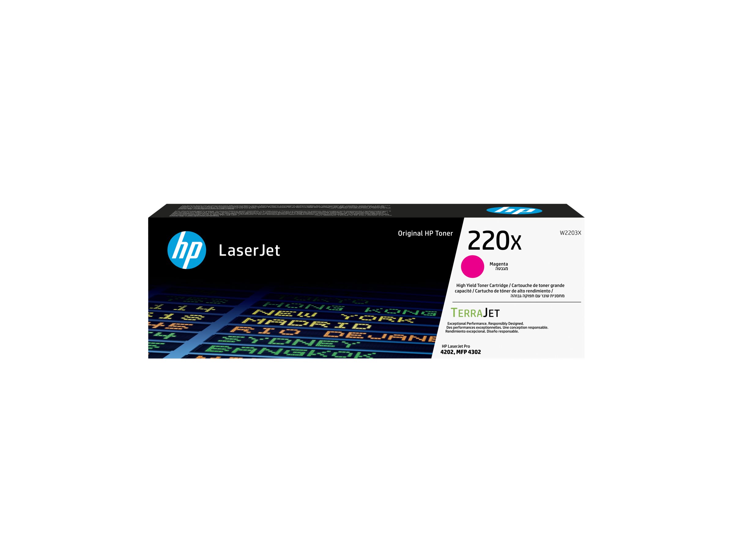HP 220X - Magenta - original - LaserJet - Tonerpatrone (W2203X)