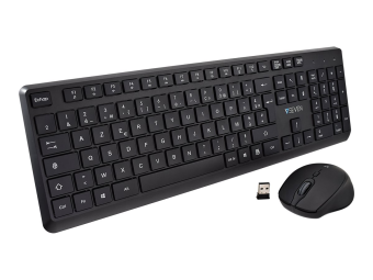 V7 CKW350FR - Tastatur-und-Maus-Set - full size