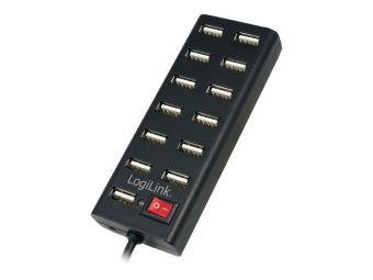 LogiLink USB 2.0 Hub 13-Port with OnOff Switch